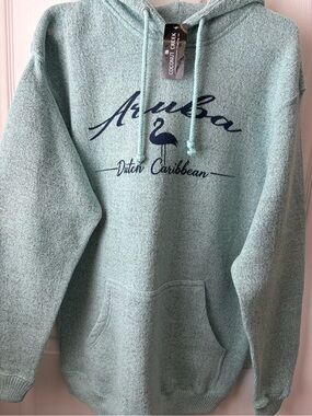 Aruba Hooded Sweatshirt - Seafoam Green